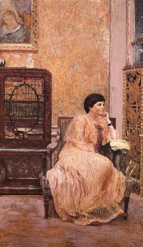 Edouard Vuillard Maxi Er portrait of his wife at home Spain oil painting art